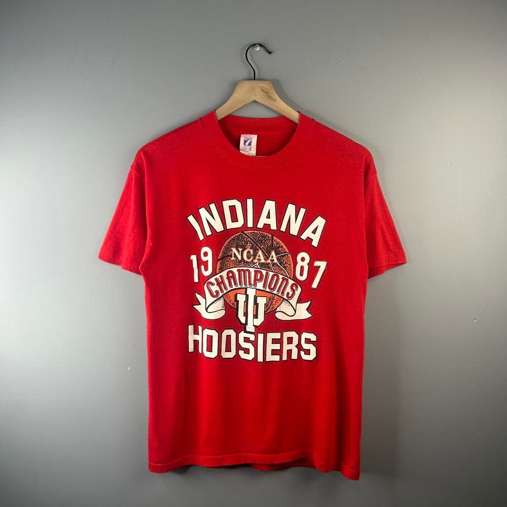 Logo-7 Men's Red T-shirt